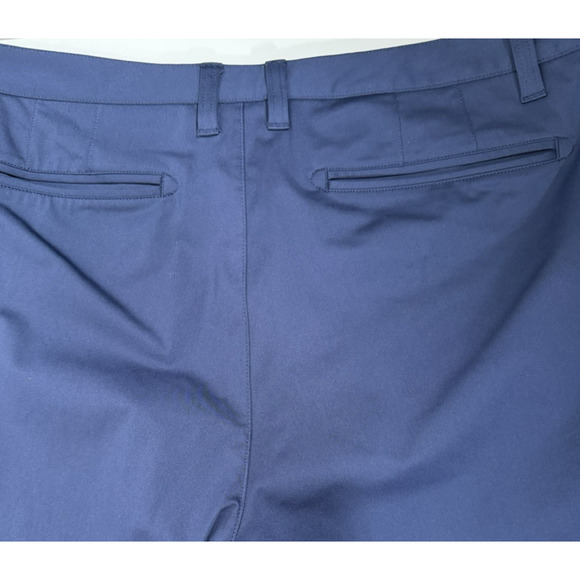 Rhone Pants Mens 34x31 Navy Blue Commuter Slim Fit Performance Chino 100036 - Picture 9 of 16